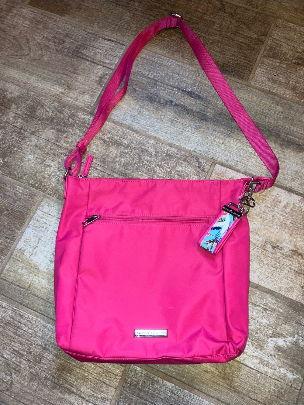 SAMANTHA BROWN ADJUSTABLE   STRAP CROSS BODY NYLITE WOMENS BAG